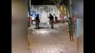 Mulher é agredida. Autor está foragido