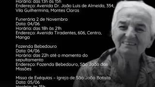 Morre a mãe do Deputado Federal Paulo Guedes