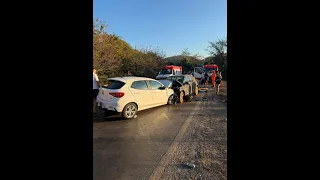 Colisão entre dois carros em Nova Esperança