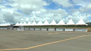 Pré-Carnaval de Januária. Começaram os preparativos no Aeroporto