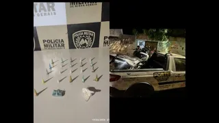 Ação apreende drogas e veículo em Januária