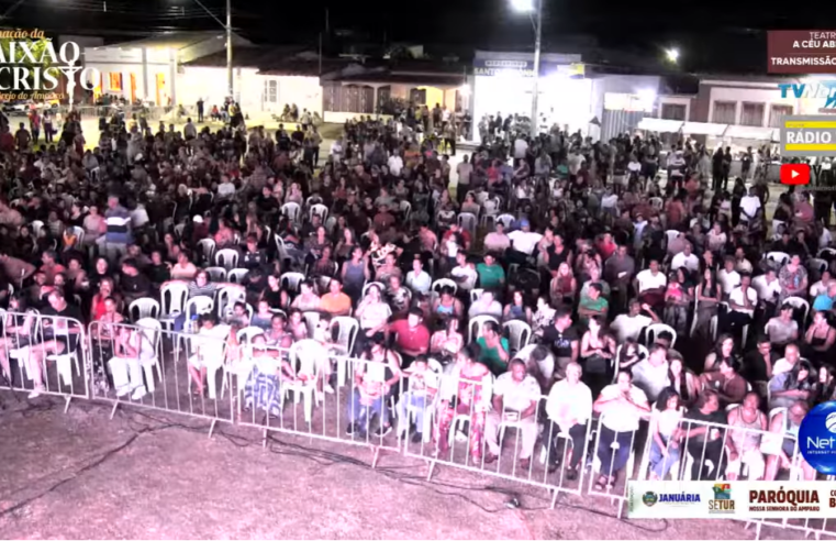 Assista a Paixão de Cristo que ocorreu em distrito de nossa cidade