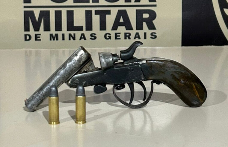 Portava revólver .38 e acabou preso