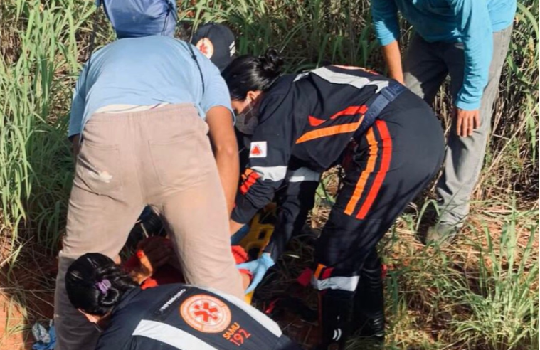 Motociclista sofre acidente na estrada Cônego Marinho